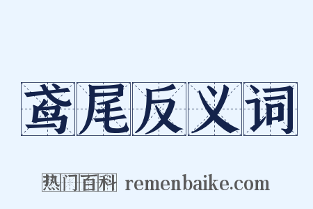 鸢尾反义词是什么意思的图片